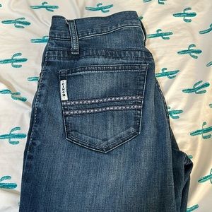 Men’s Cinch jeans Arena Flex size 29/36 straight leg dark wash worn twice